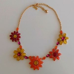 🌻 Kate Spade Brilliant Bouquet statement necklace EUC